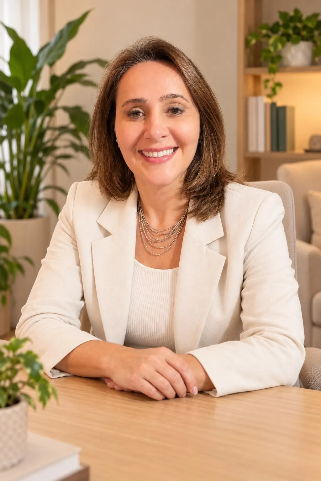 Retrato profissional de Valéria Magalhães